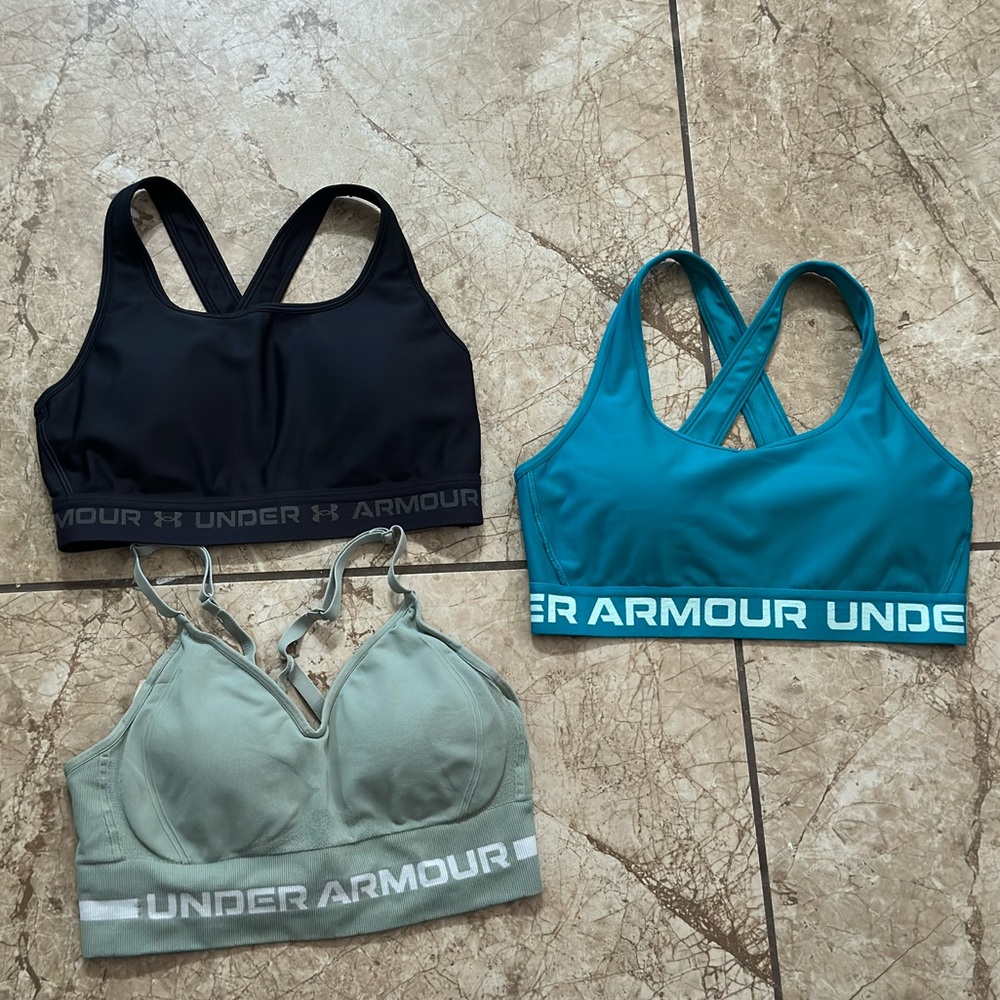 Bundle of 3‼️Women’s UA Sports Bras